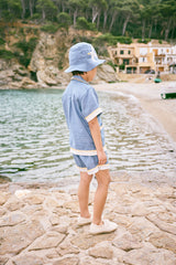Leon Top | Blue Slate