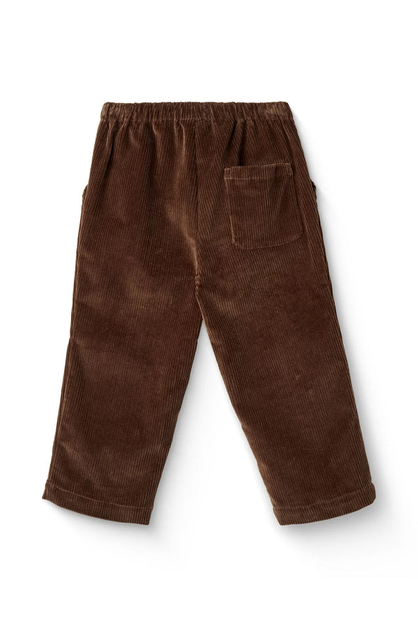 Corduroy Drawstring Pant | Dark Brown