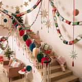 Stripe Star Decorations (x3)