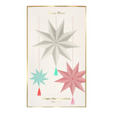 Stripe Star Decorations (x3)