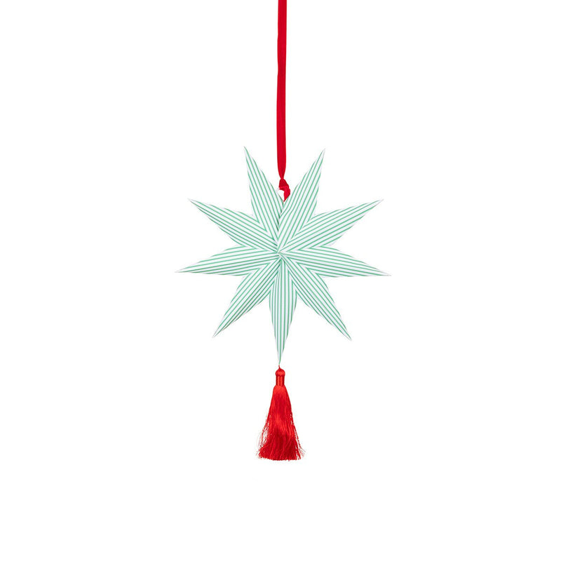 Stripe Star Decorations (x3)
