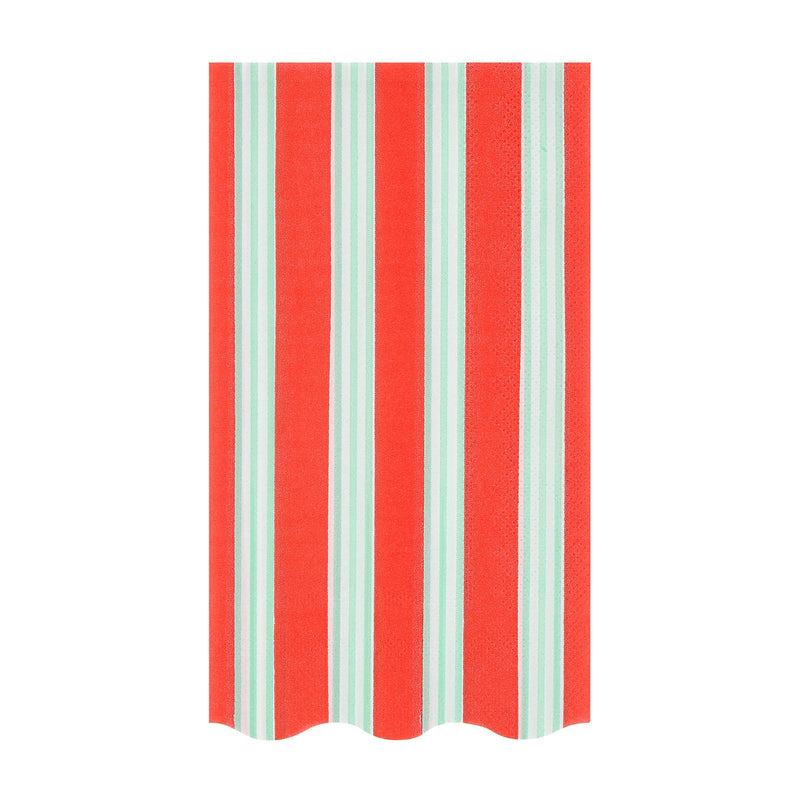 Festive Stripe Guest Towels