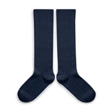 La Haute Ribbed Knee-high Socks | Starry Night