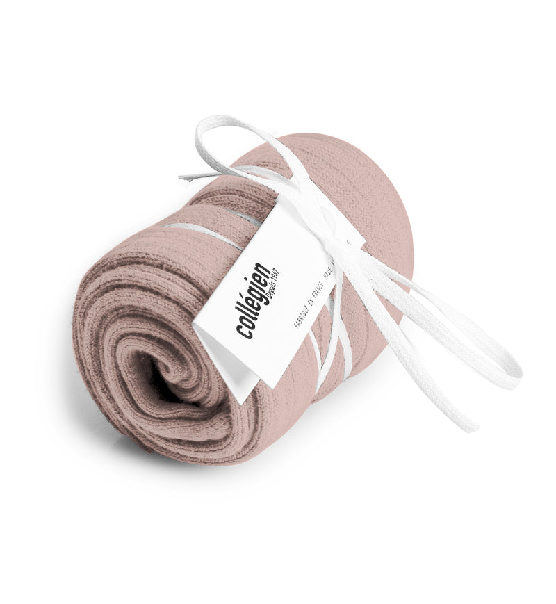 La Haute Ribbed Knee-high Socks | Vieux Rose