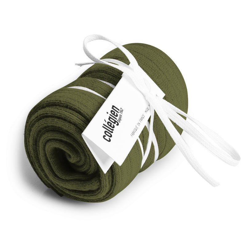 La Haute Ribbed Knee-high Socks | Olive