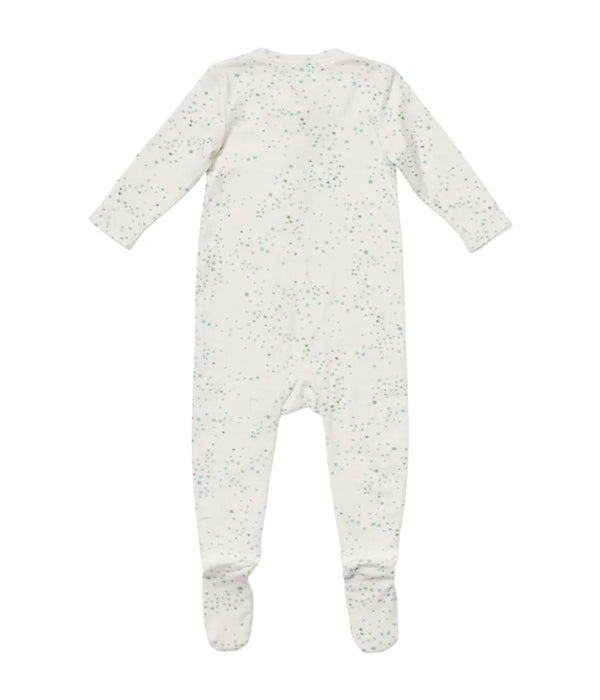 Marley Zip Pajama | Seafoam Star