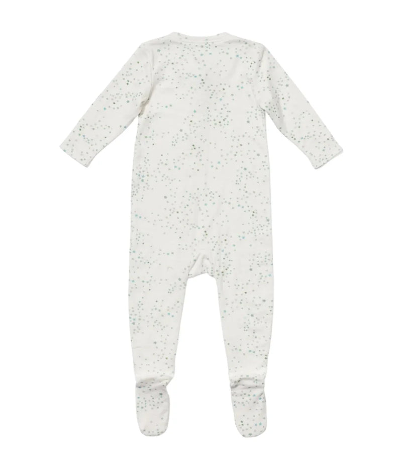 Marley Zip Pajama | Seafoam Star