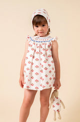 Baby Monzón Smocked Blouse and Bloomer Set