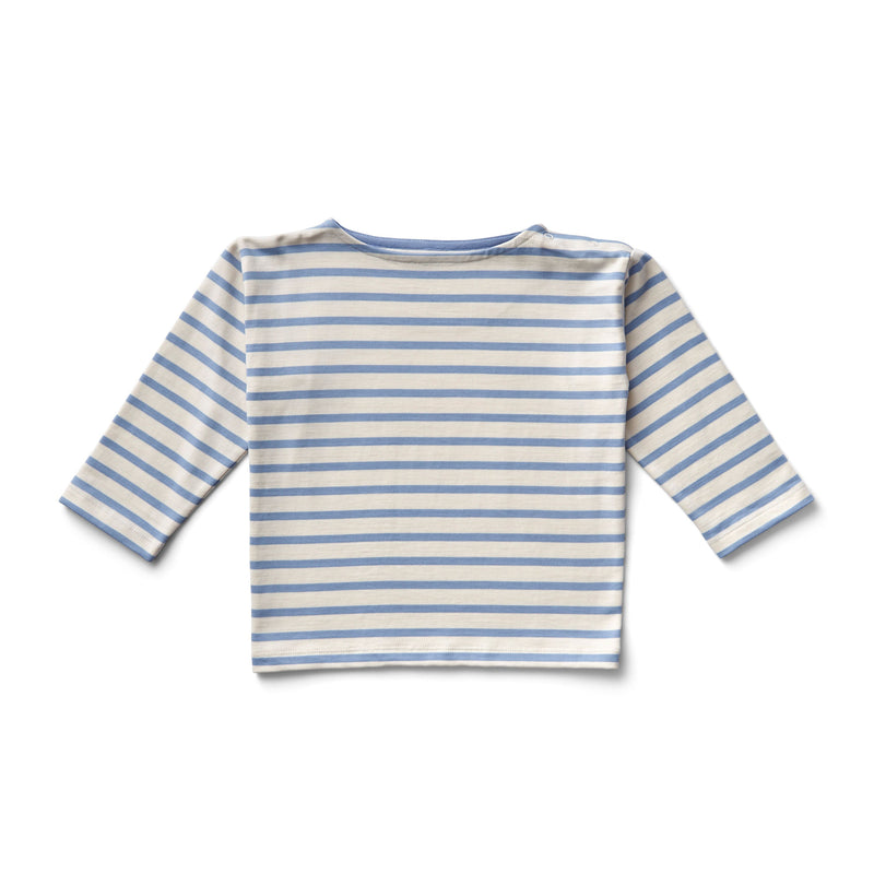 Boxy Tee | Stripe Sky