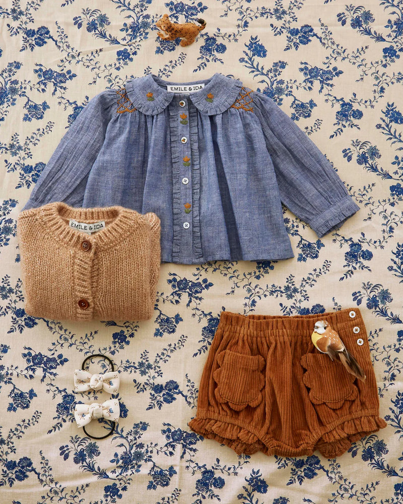 Blouse Smockee | Chambray