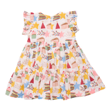Girls Jennifer Dress | Birthday Star