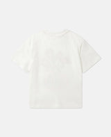 Girl SS T-Shirt with Flowers Graphic