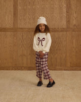 Palmer Pant | Burgundy Plaid