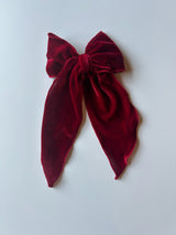 Velvet Bow | Oversized Girly