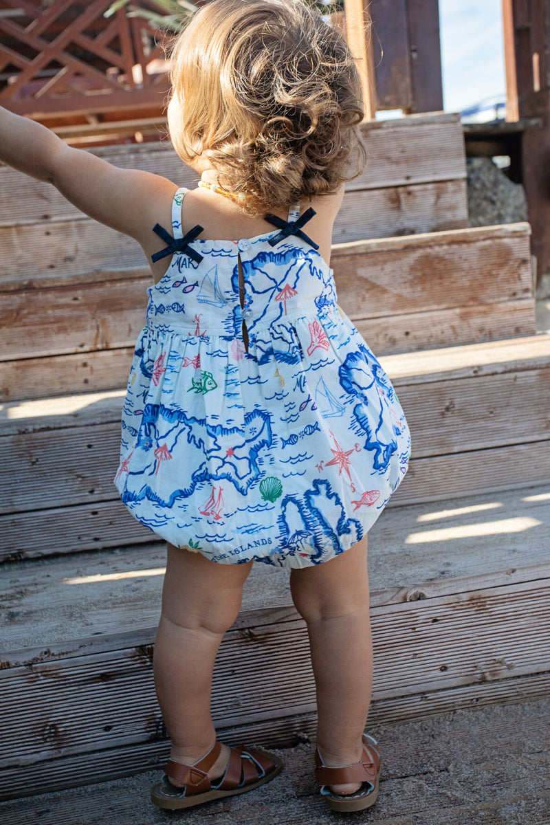 Baby Girls Tia Bubble | Island Map