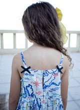Girls Tia Dress | Island Map