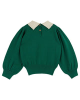 Pullover Col Pierrot | Vert