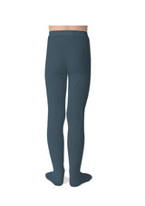 Louise Ribbed Tights | Ash Blue