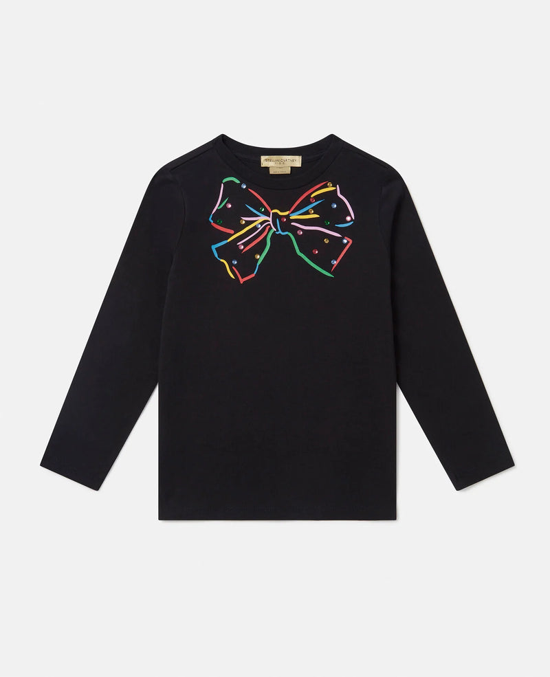 Ribbon Graphic Long-Sleeve T-Shirt