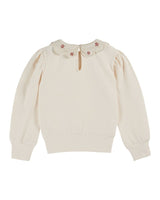 Sweat Col Crochet | Creme