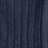 Victoire Glitter Ribbed Crew Socks | Starry Night