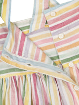Baby Pastel Stripes Sleeveless Dress