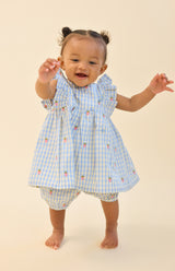 Mille Baby SL Set | Sky Berry Gingham