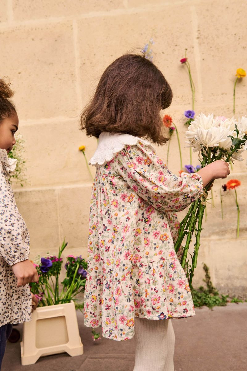 Dress Heidi | Cream Wild Flowers