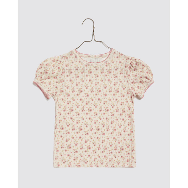 Organic Pointelle T-shirt | Bronte Floral