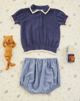 Polo Pointelle | Marine