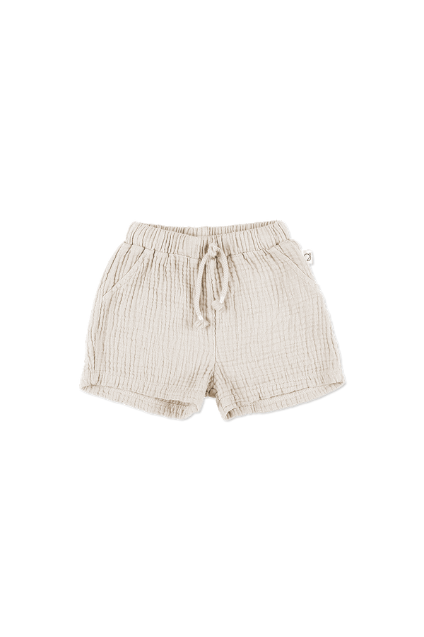 Soft Gauze Baby Shorts | Ivory