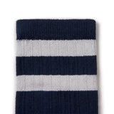 Nico Ribbed Varsity Crew Socks | Starry Night