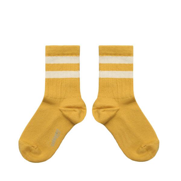 Nico Varsity Socks | Chamomile