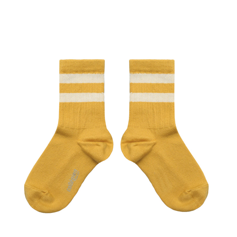 Nico Varsity Socks | Chamomile