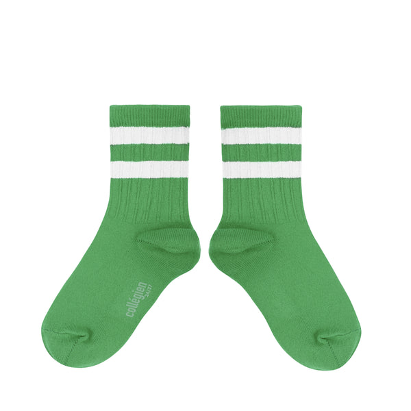 Nico Varsity Socks | Green Jackpot