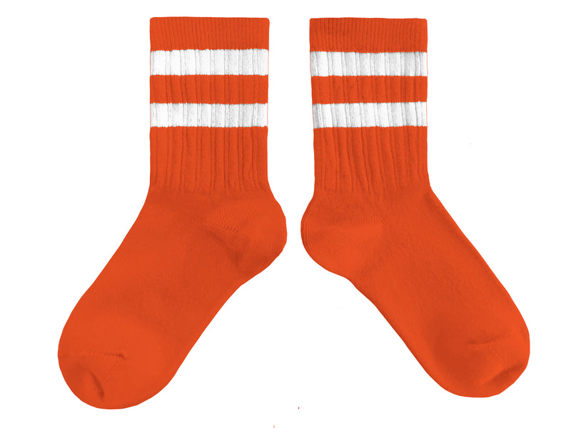 Nico Varsity Socks | Pumpkin
