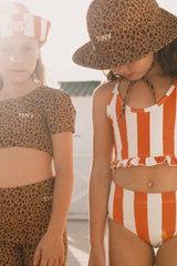 Red Stripes Swim Set