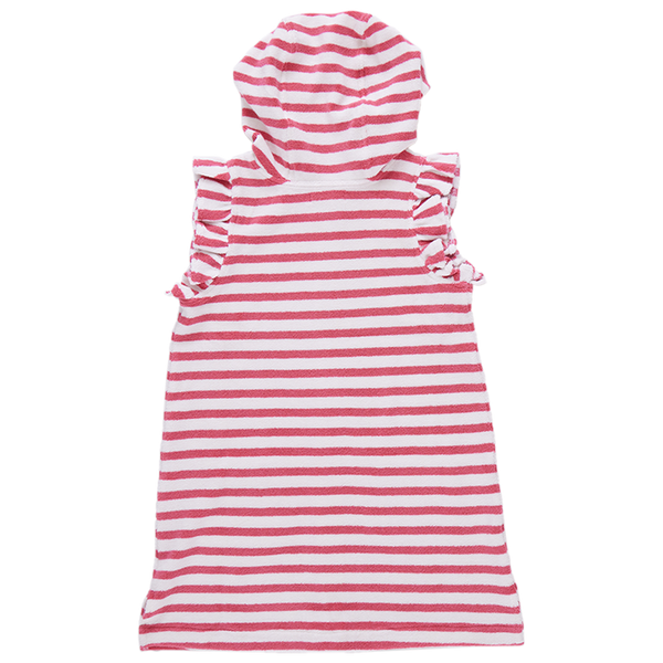 Girls Terry Coverup | Rapture Rose Stripe