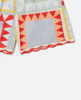 Girl Small Picnic Patchwork Shorts