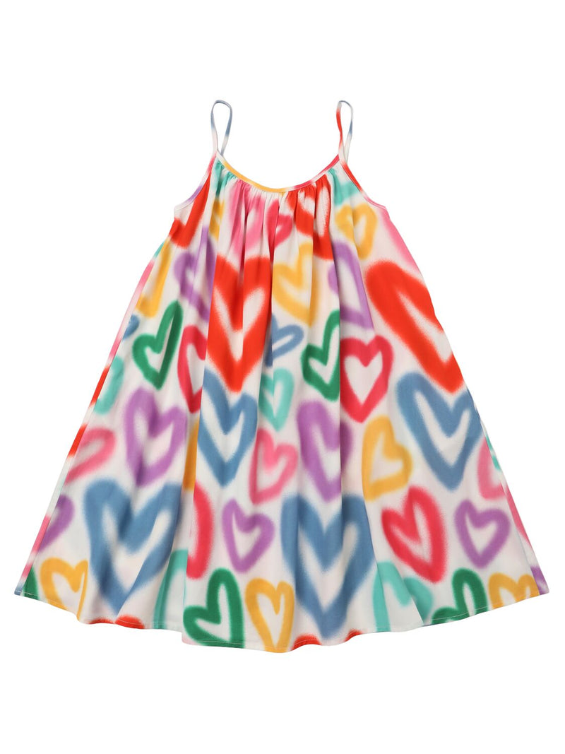 Hearts Print Dress