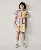 Girl SS Big Picnic Patchwork Dress