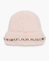 Cotton Candy Jeweled Beanie