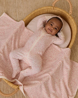 Zip Long Sleeve Sleeper Footie | Pink Blossom