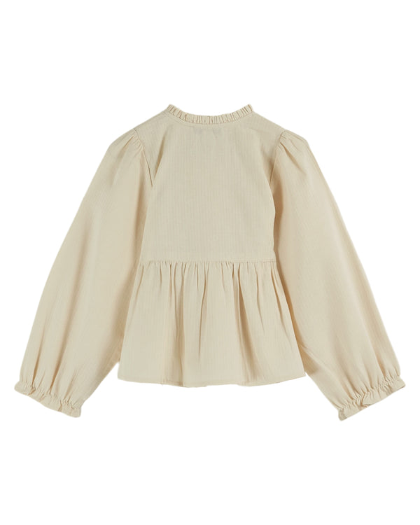 Smocked Blouse | Cream