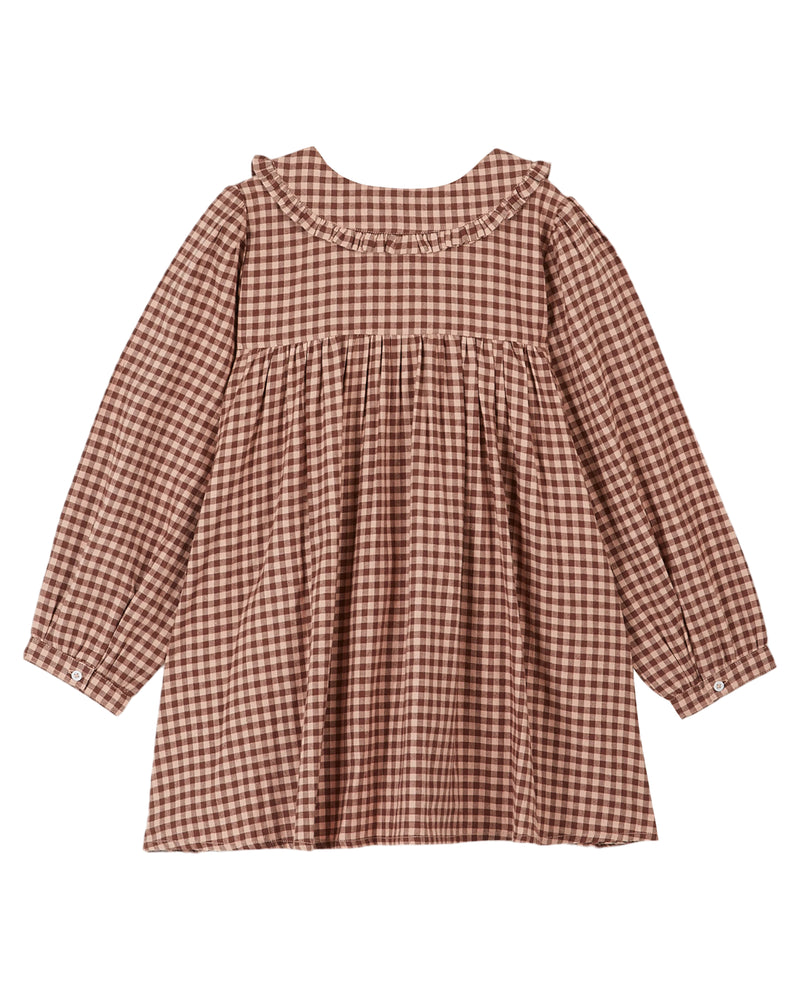 Baby Doll Dress | Powder Gingham