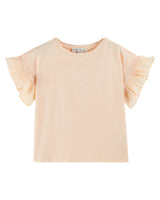 Tee Shirt Jersey Flamme | Abricot