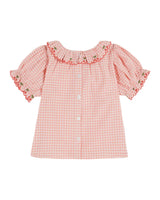 Blouse Vichy Col Brode | Vivi