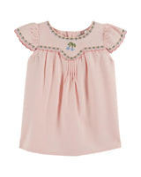 Robe Bebe Brodee Cerises | Macaron