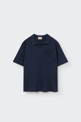 Fine Jersey Polo Shirt | Navy