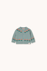 Flowers Baby Cardigan | Sage